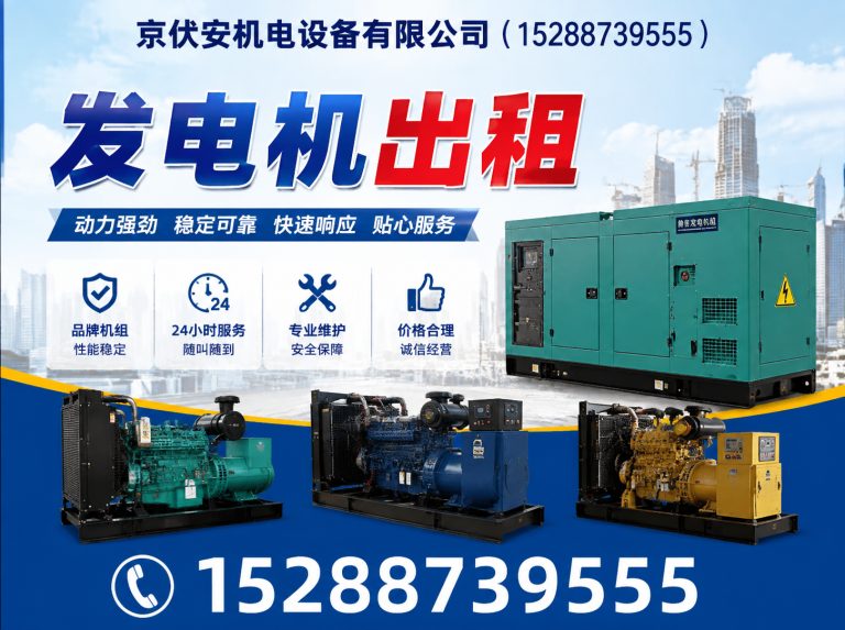衢州发电车出租展示图