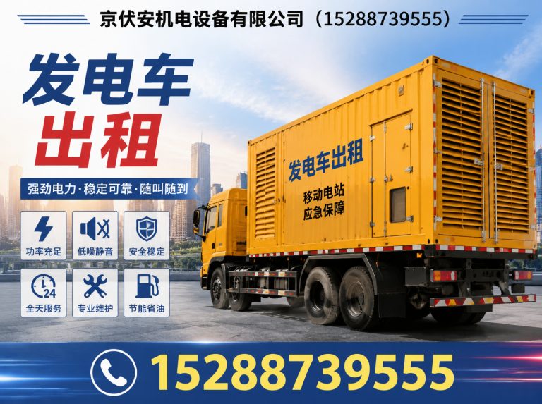衢州发电车租赁展示图